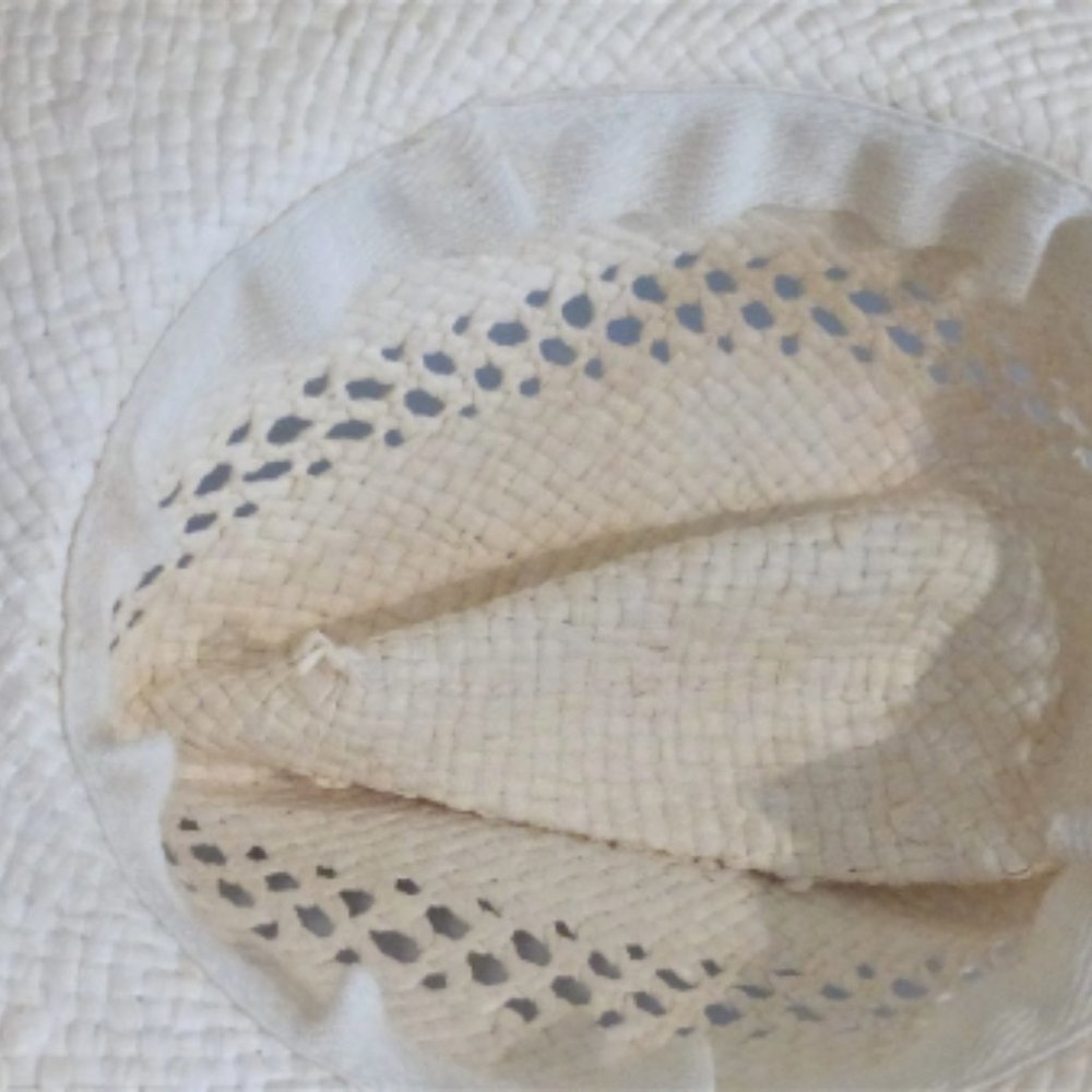 ST6IN Solargears Headwear Woman's STRAW HAT Cowboy Hat Woman's Sun Hat Mountain - Picture 6 of 7